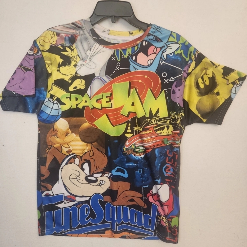 Space Jam A New Legacy ~Looney Tunes Tune Squad Short Sleeve Shirt Men's S